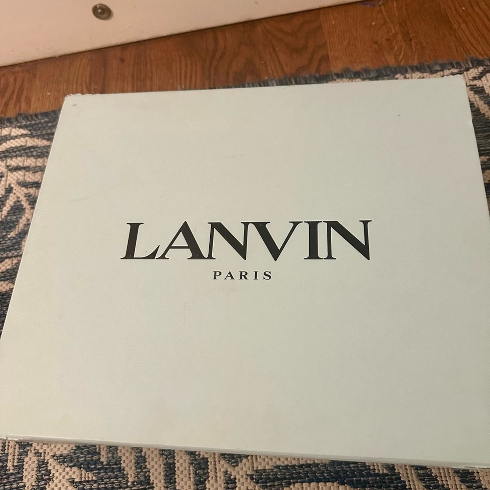 Lanvin Curb Sneakers 'Beige Python' Lightly Worn - image 2